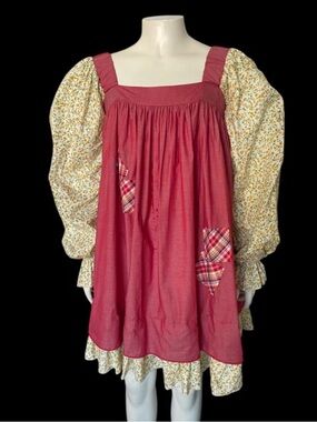 Weissman Orphan Girl Annie Hard Knock Life Costume IC 7/8 cottagecore cotton